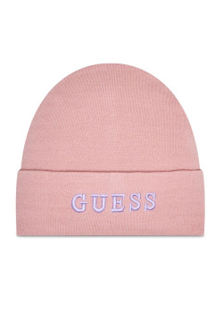 Dámska čiapka Guess v ružovej farbe