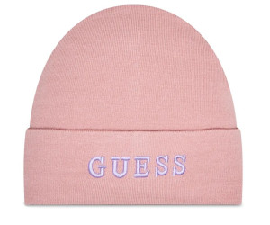 Dámska čiapka Guess v ružovej farbe