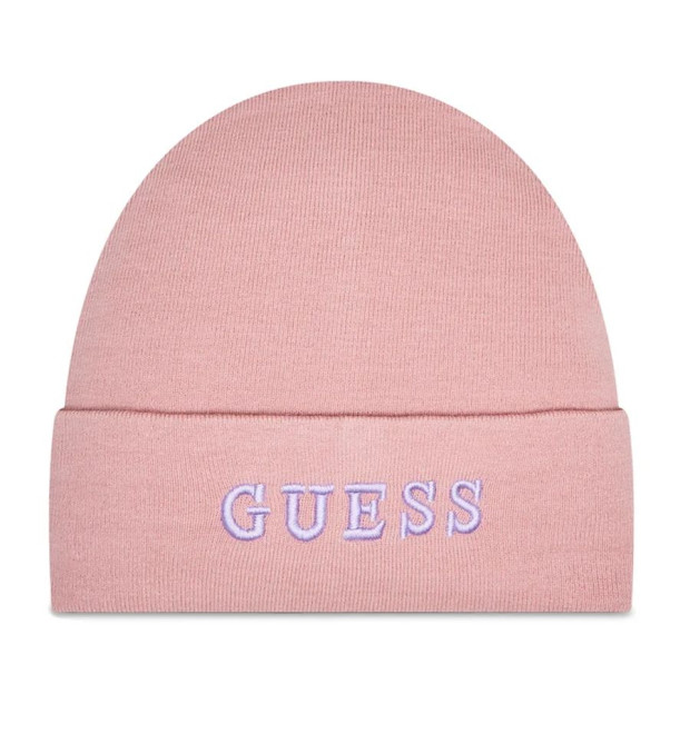 Dámska čiapka Guess v ružovej farbe Dámska čiapka Guess v ružovej farbe