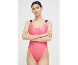 Dámske jednodielne ružové plavky Calvin Klein 