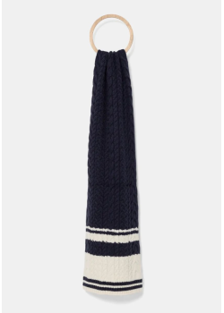 Tommy Hilfiger dámsky vlnený šál modrý