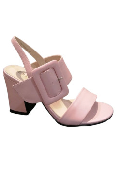 Letné ružové sandále Epica na vysokom podpätku