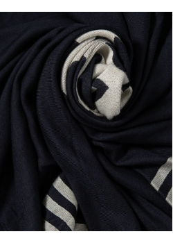 Tommy Hilfiger dámska exkluzívna šatka tmavomodrá