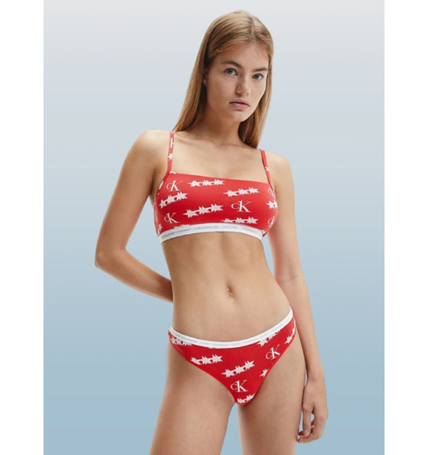 Calvin Klein braletka a nohavička Set červený