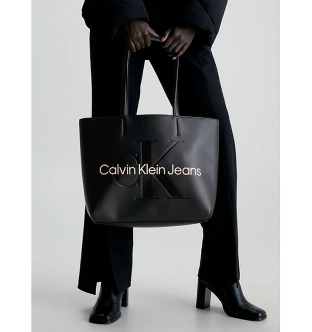 Kabelka shopper Calvin Klein s potlačou
