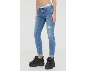 Tommy Jeans Skinny rifle s efektom modré