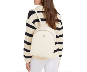 Dámsky elegantný batoh Tommy Hilfiger v smotanovej farbe