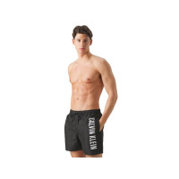 Calvin Klein čierne šortky s potlačou Calvin Klein čierne šortky s potlačou