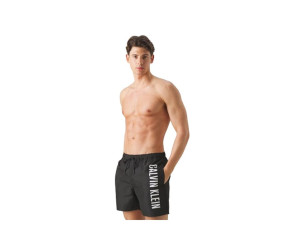 Calvin Klein čierne šortky s potlačou
