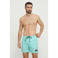 Tyrkysové pánske šortky Calvin Klein Tyrkysové pánske šortky Calvin Klein