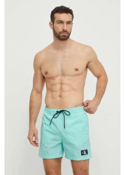 Tyrkysové pánske šortky Calvin Klein