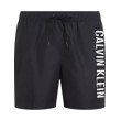Calvin Klein čierne šortky s potlačou Calvin Klein čierne šortky s potlačou