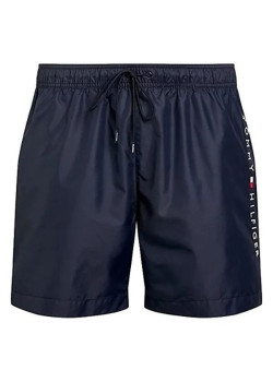 Tmavomodré šortky Tommy Hilfiger Plus Size
