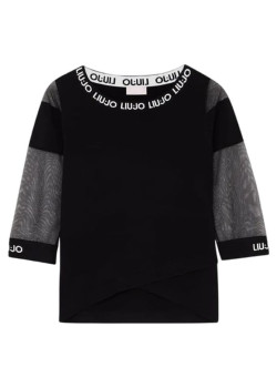 Dámsky čierny elegantný sveter LIU-JO