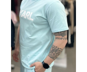 Pánske tričko Karl Lagerfeld v svetlomodrej farbe