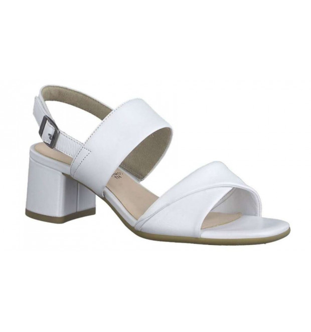 Elegantné sandále Tamaris Comfort biele