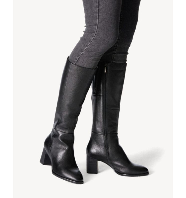 Dámske vysoké čierne čižmy Tamaris Comfort Dámske vysoké čierne čižmy Tamaris Comfort