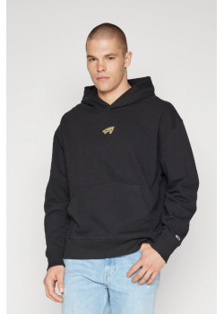 Pánska mikina v čiernej farbe Tommy Jeans