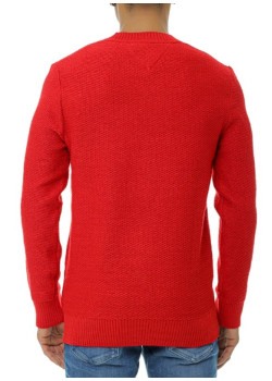 Pánsky červený pulóver Tommy Jeans