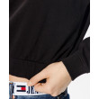 Dámska krátka mikina Tommy Jeans čierna Dámska krátka mikina Tommy Jeans čierna