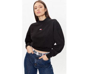Dámska krátka mikina Tommy Jeans čierna