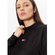 Dámska krátka mikina Tommy Jeans čierna Dámska krátka mikina Tommy Jeans čierna