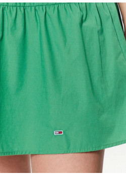 Zelené šaty  Tommy Jeans na ramienka