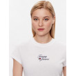 Dámske biele tričko Tommy Jeans Dámske biele tričko Tommy Jeans