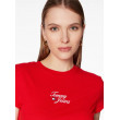 Dámske červené tričko Tommy Jeans Dámske červené tričko Tommy Jeans