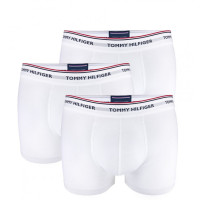 Pánske biele bavlnené boxerky TOMMY HILFIGER trojbalenie Pánske biele bavlnené boxerky TOMMY HILFIGER trojbalenie