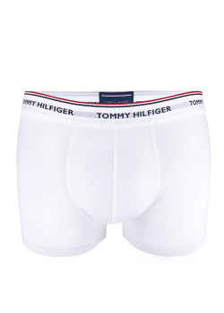 Pánske biele bavlnené boxerky TOMMY HILFIGER trojbalenie