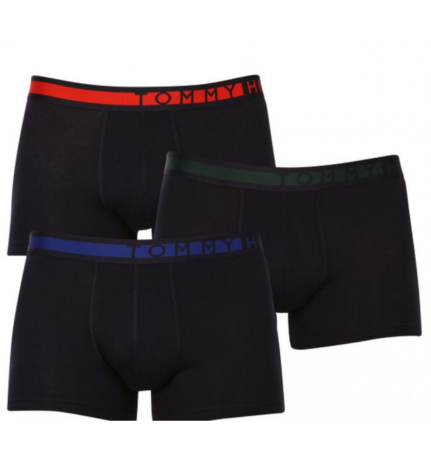 Pánske bavlnené boxerky TOMMY HILFIGER čierne Pánske bavlnené boxerky TOMMY HILFIGER čierne