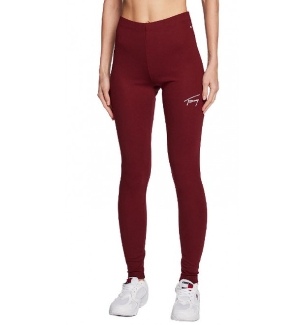 Tommy Hilfiger dámske legíny v bordovej farbe Tommy Hilfiger dámske legíny v bordovej farbe