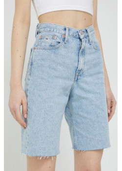 Rifľové bermudy Tommy Jeans
