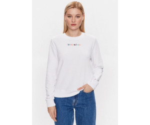 Biela mikina bez kapucne Tommy Jeans
