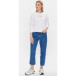 Biela mikina bez kapucne Tommy Jeans Biela mikina bez kapucne Tommy Jeans