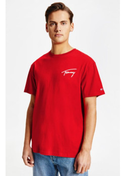 Pánske červené tričko  Tommy Jeans