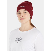 Dámska bordová čiapka Tommy Jeans Dámska bordová čiapka Tommy Jeans