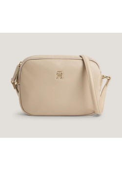 Crossbody kabelka Tommy Hilfiger v béžovej farbe