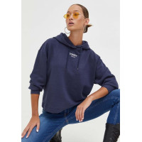 Dámska tmavomodrá mikina Tommy Jeans s kapucňou Dámska tmavomodrá mikina Tommy Jeans s kapucňou