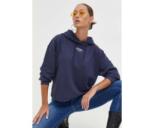 Dámska tmavomodrá mikina Tommy Jeans s kapucňou