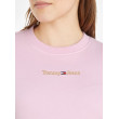 Ružová mikina Tommy Jeans bez kapucne Ružová mikina Tommy Jeans bez kapucne