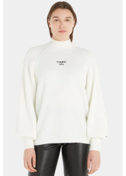 Dámsky pulóver v bielej farbe Tommy Jeans