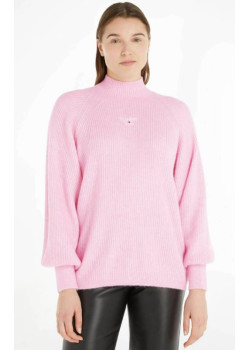 Dámsky pulóver v ružovej farbe Tommy Jeans