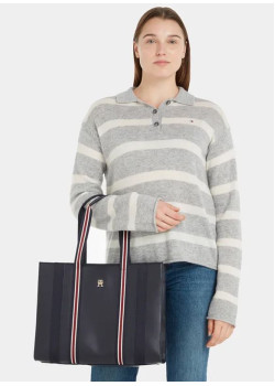 Tmavomodrá kabelka Tommy Hilfiger
