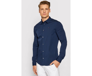 Pánska modrá košeľa s dlhým rukávom Tommy Jeans