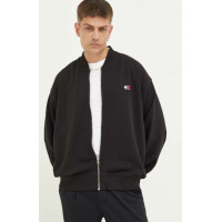 Čierna mikina na zips Tommy Jeans Čierna mikina na zips Tommy Jeans