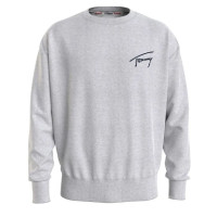 Tommy Jeans sivá pánska mikina Tommy Jeans sivá pánska mikina