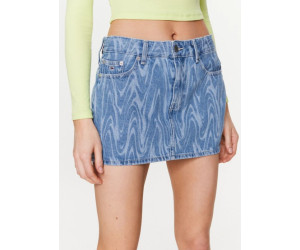 Rifľová mini sukňa Tommy Jeans