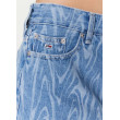 Rifľová mini sukňa Tommy Jeans